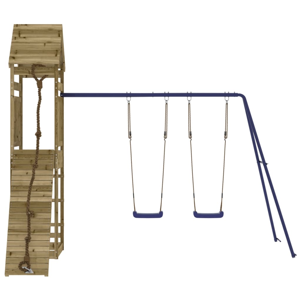 vidaXL Outdoor Playset Impregnated Wood Pine