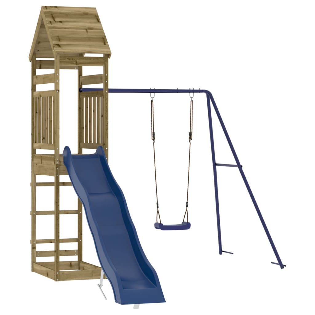 vidaXL Outdoor Playset Impregnated Wood Pine