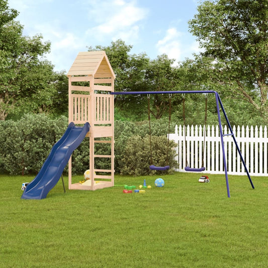 vidaXL Outdoor Playset Solid Wood Pine