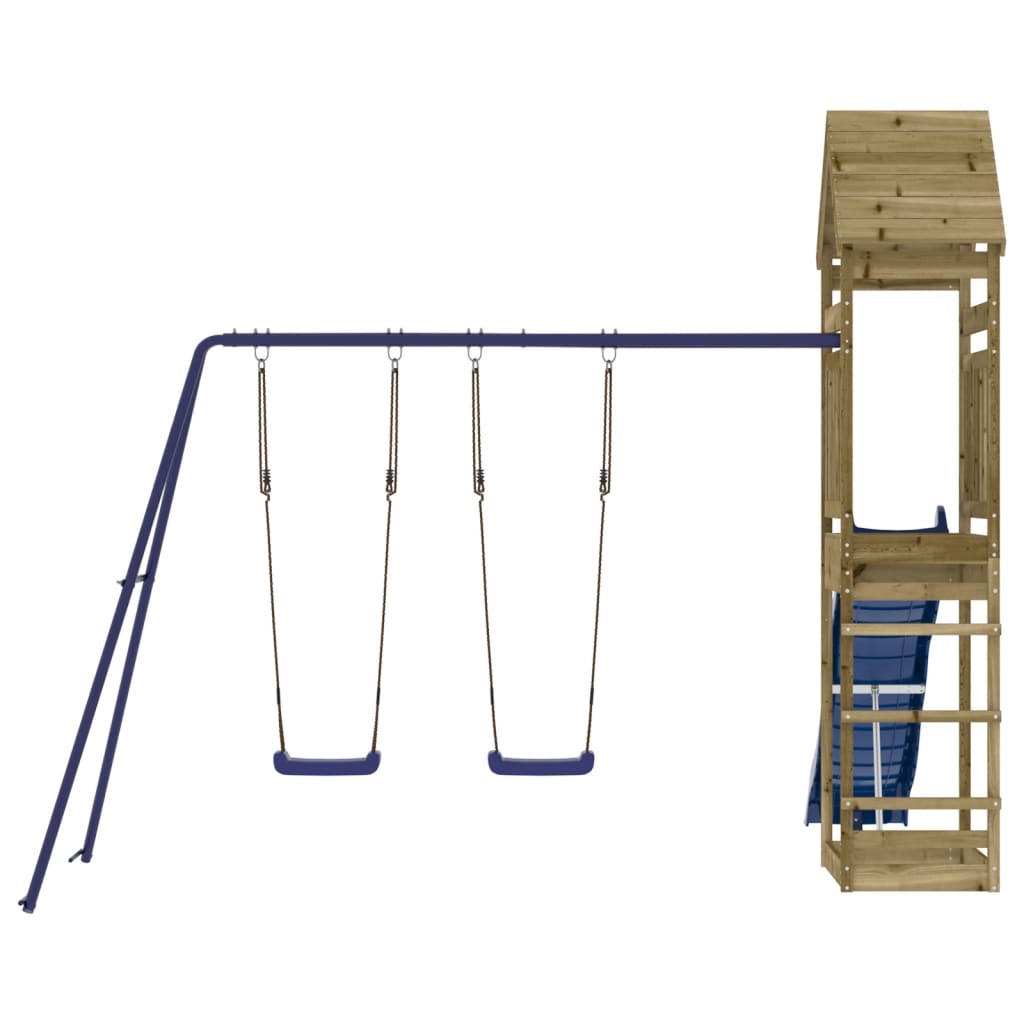 vidaXL Outdoor Playset Impregnated Wood Pine