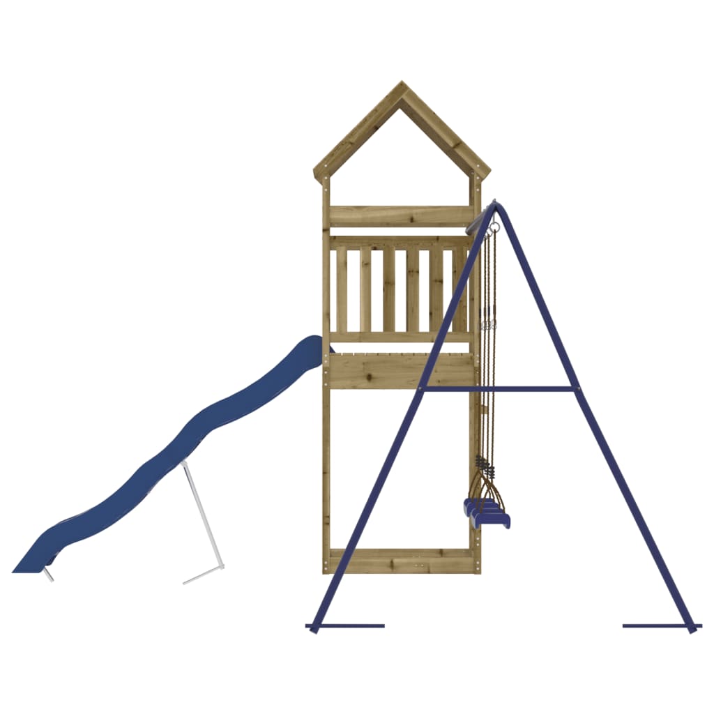 vidaXL Outdoor Playset Impregnated Wood Pine