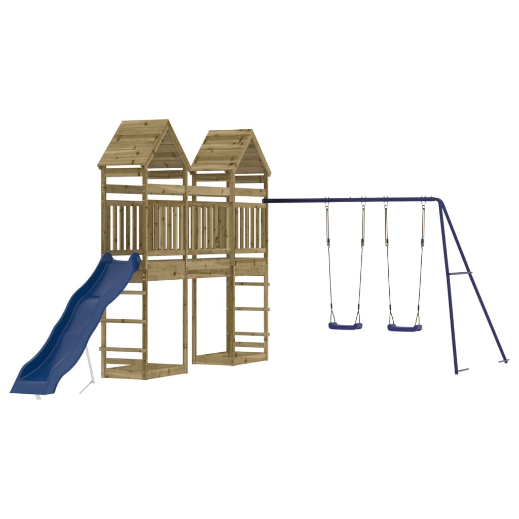 vidaXL Outdoor Playset Impregnated Wood Pine