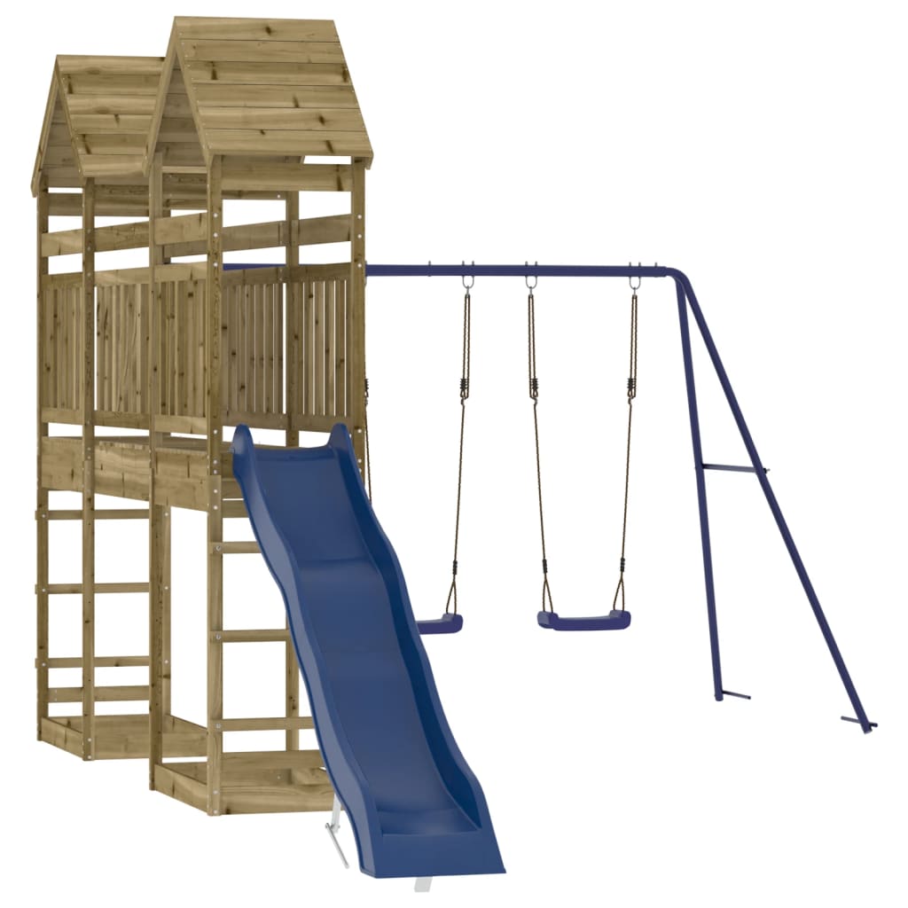 vidaXL Outdoor Playset Impregnated Wood Pine