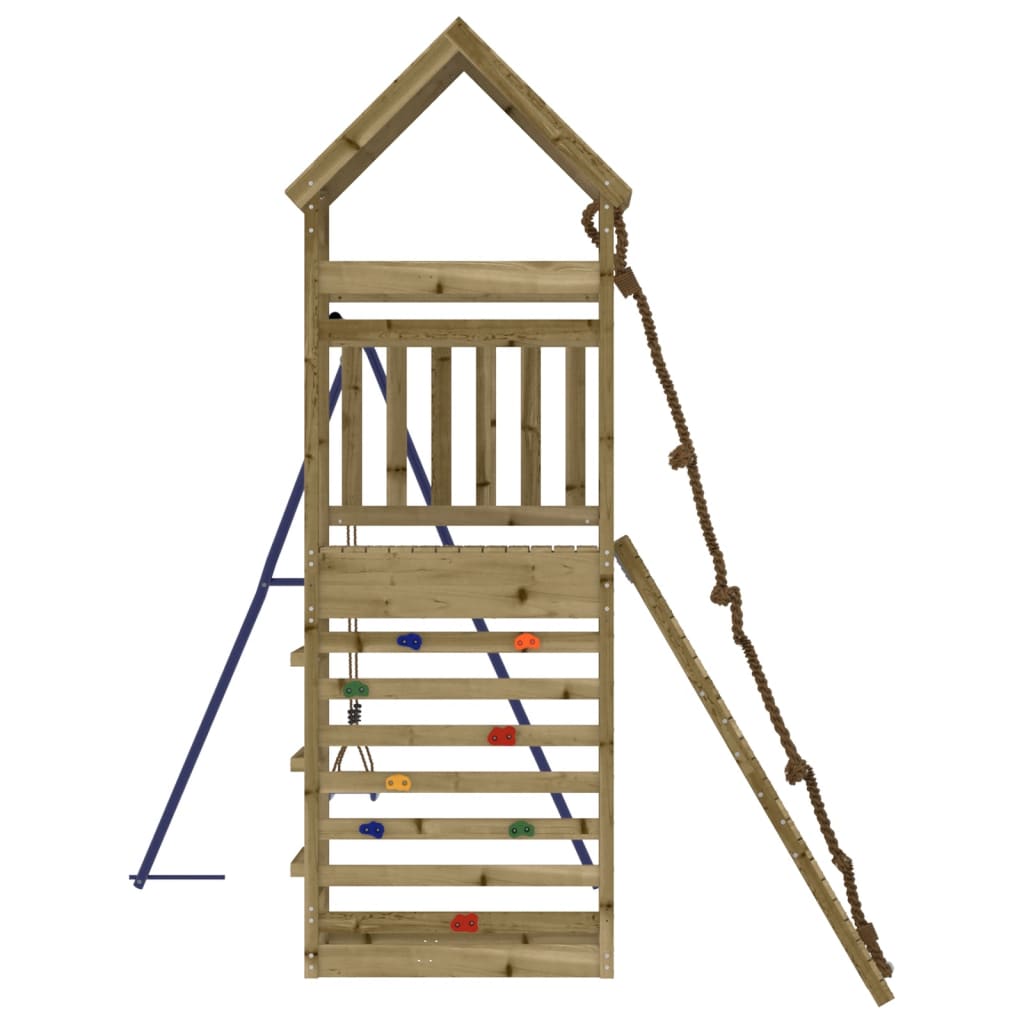 vidaXL Outdoor Playset Impregnated Wood Pine