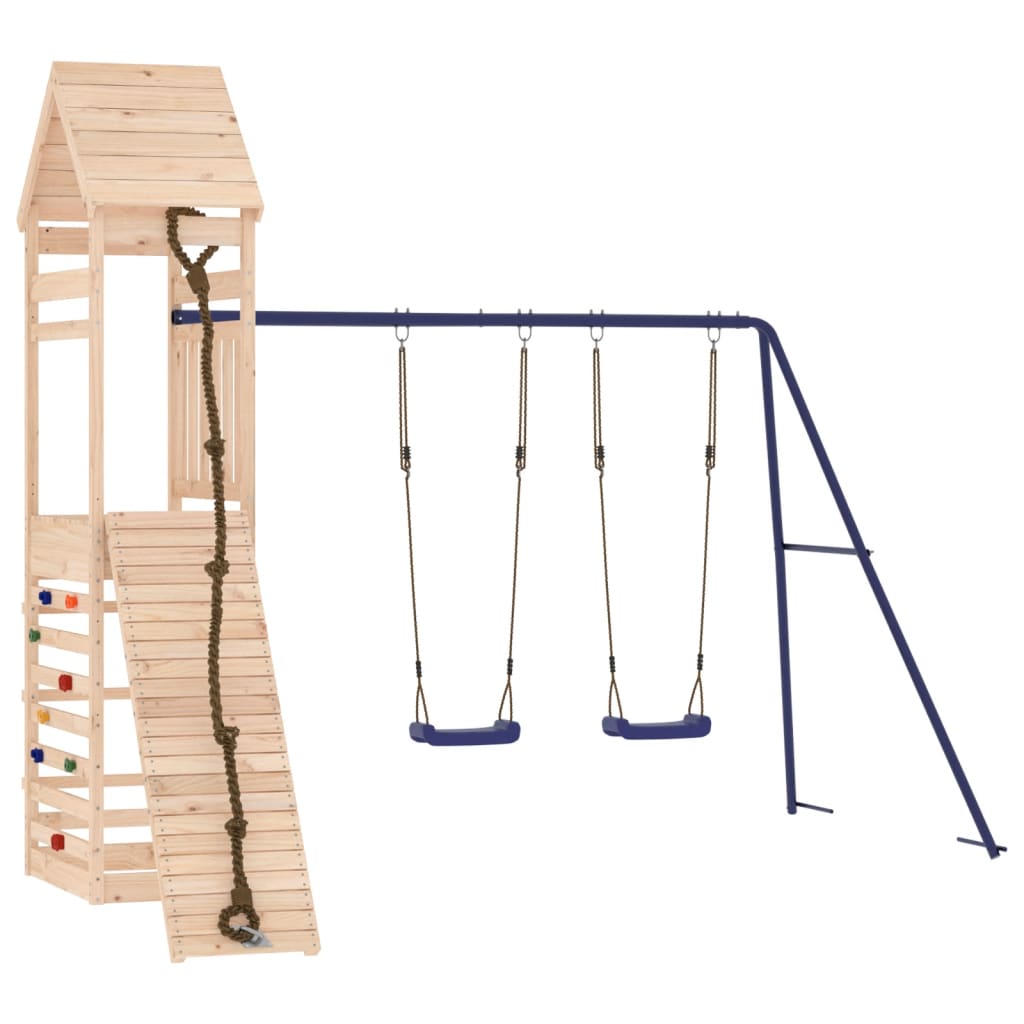 vidaXL Outdoor Playset Solid Wood Pine