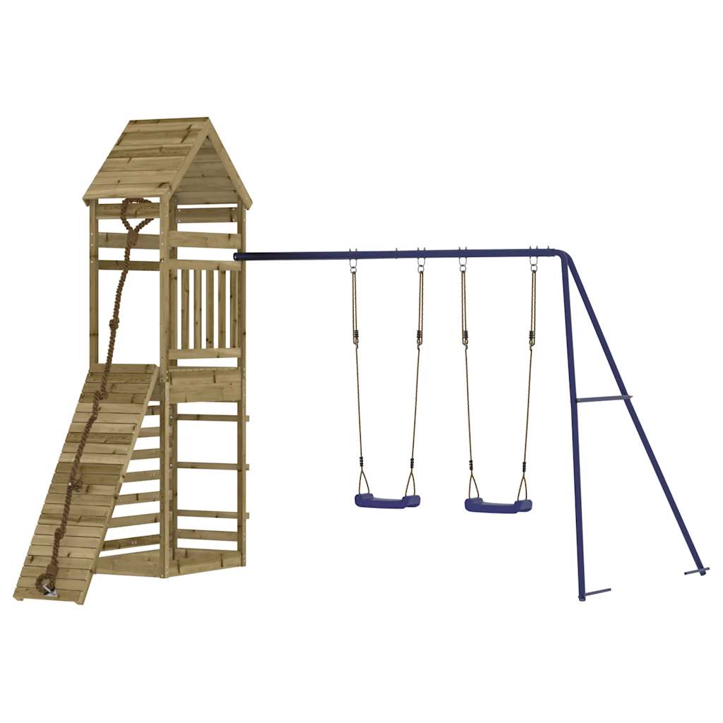 vidaXL Outdoor Playset Impregnated Wood Pine