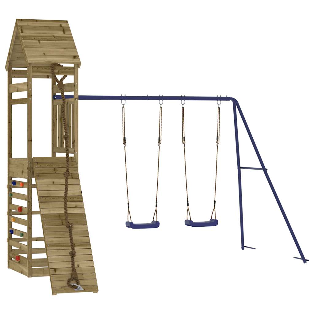 vidaXL Outdoor Playset Impregnated Wood Pine