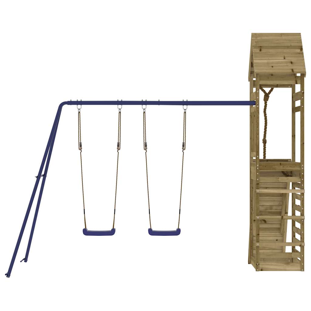 vidaXL Outdoor Playset Impregnated Wood Pine