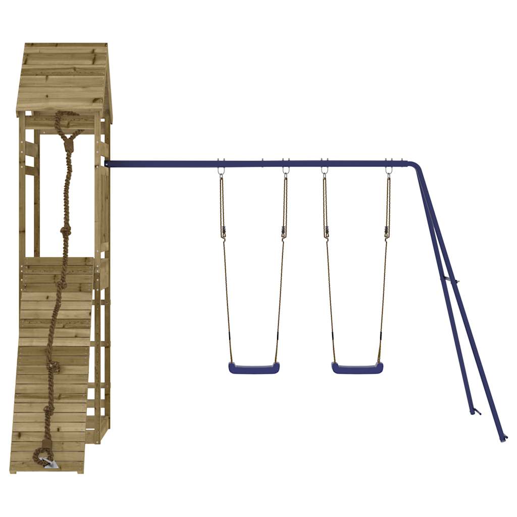 vidaXL Outdoor Playset Impregnated Wood Pine