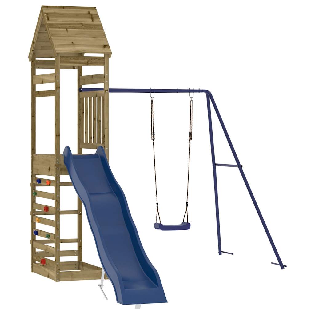 vidaXL Outdoor Playset Impregnated Wood Pine