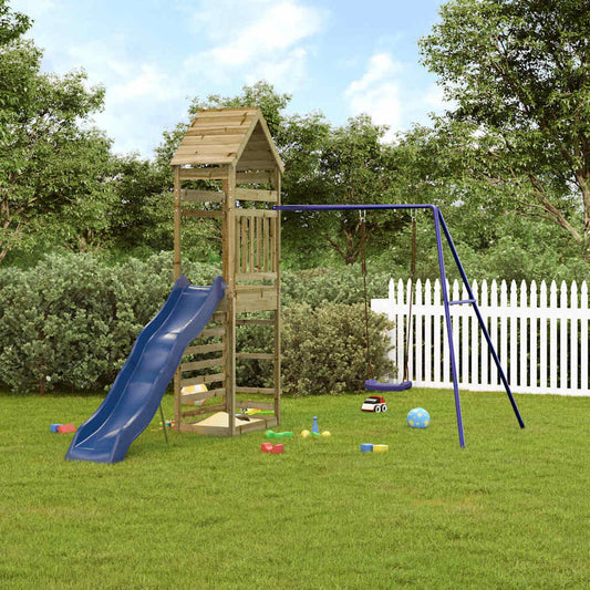 vidaXL Outdoor Playset Impregnated Wood Pine