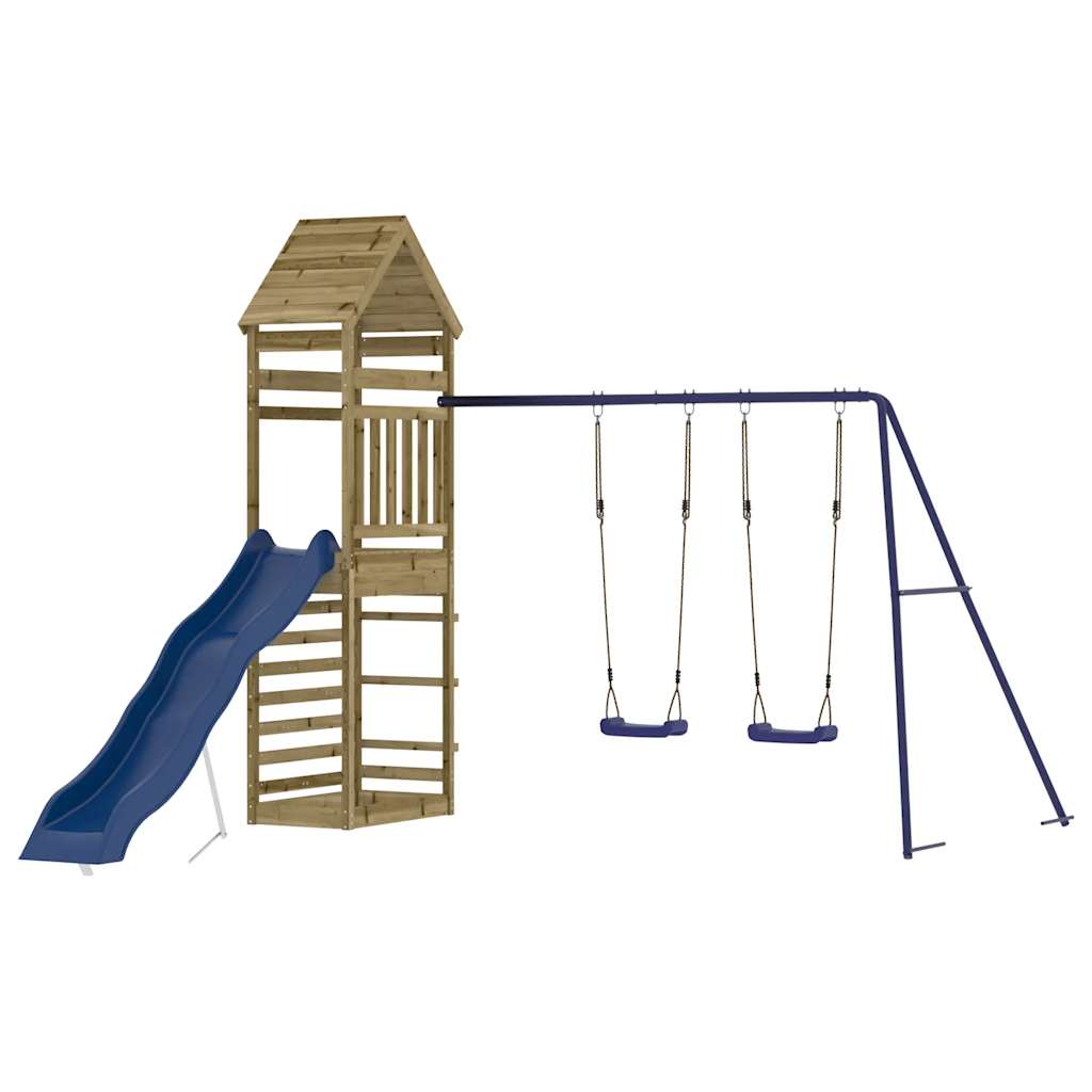 vidaXL Outdoor Playset Impregnated Wood Pine