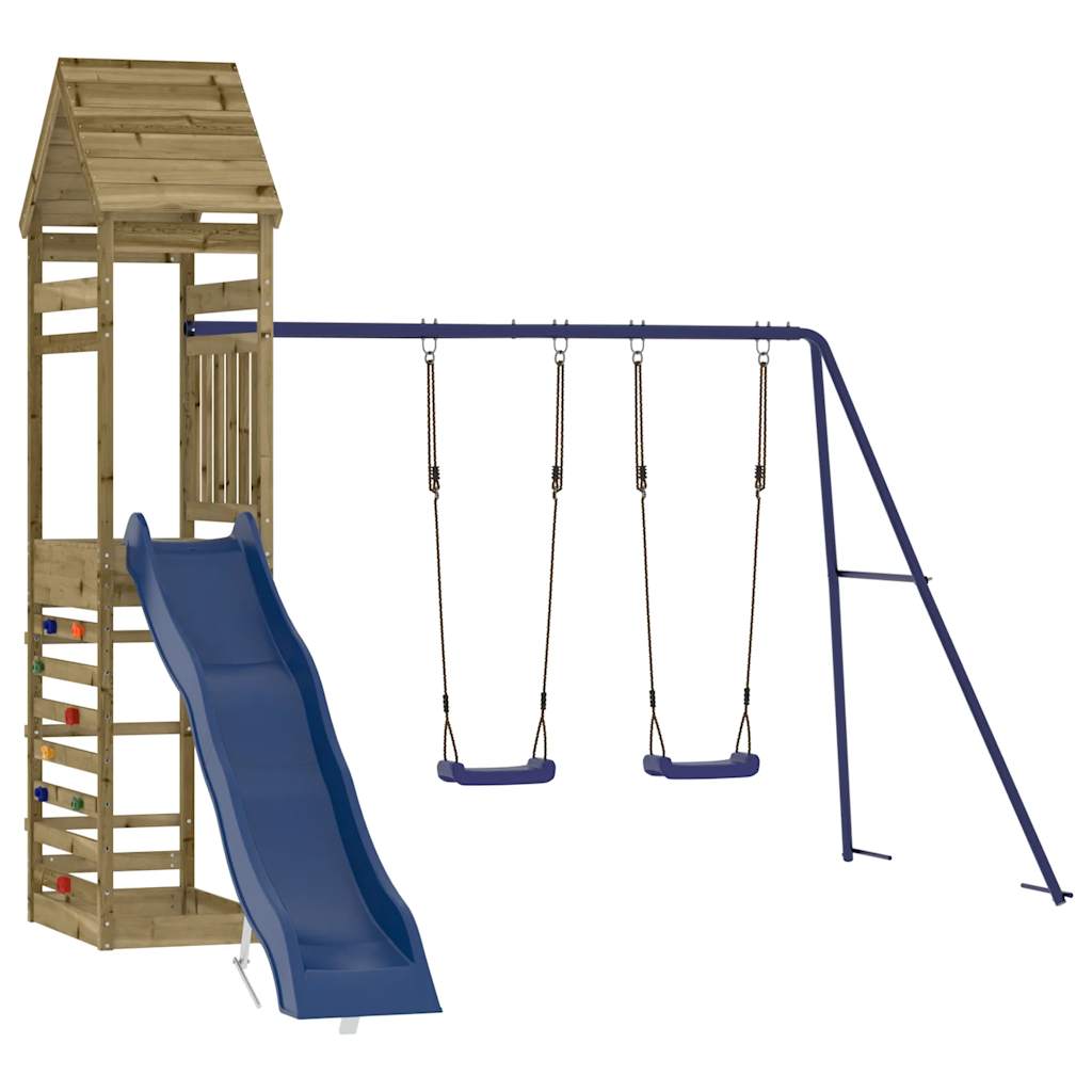 vidaXL Outdoor Playset Impregnated Wood Pine