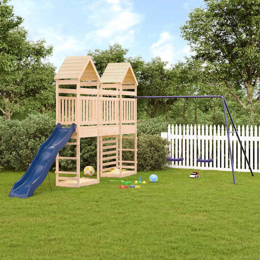 vidaXL Outdoor Playset Solid Wood Pine