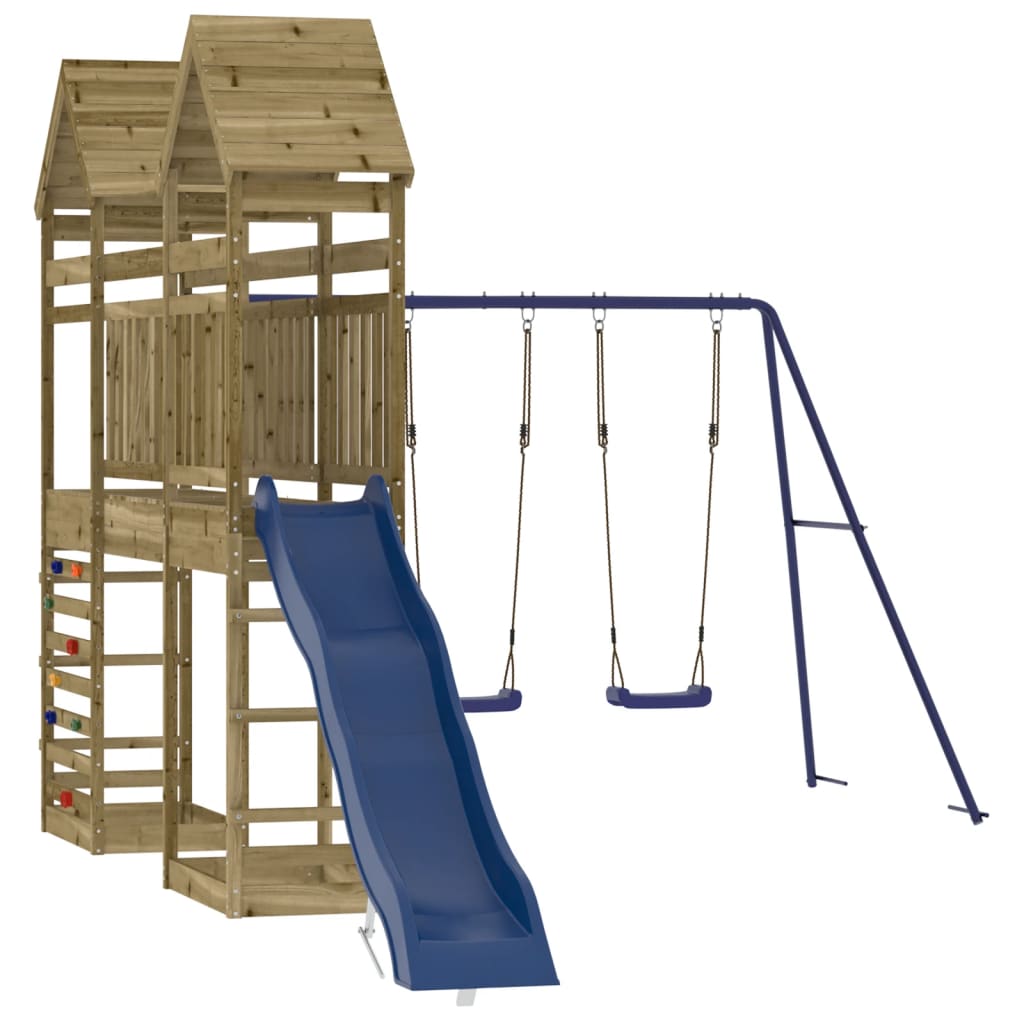 vidaXL Outdoor Playset Impregnated Wood Pine