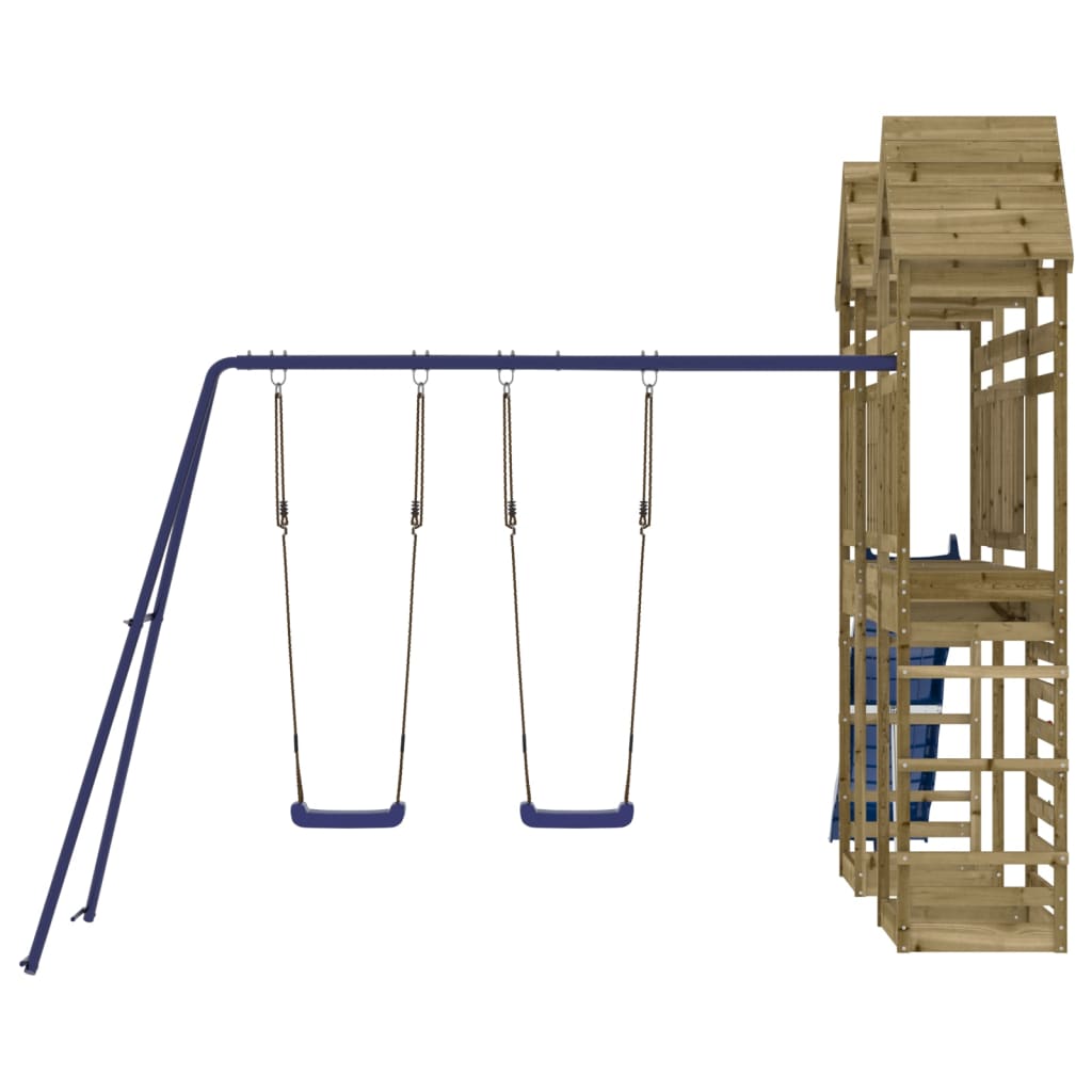 vidaXL Outdoor Playset Impregnated Wood Pine