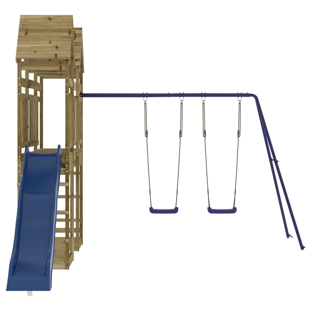 vidaXL Outdoor Playset Impregnated Wood Pine