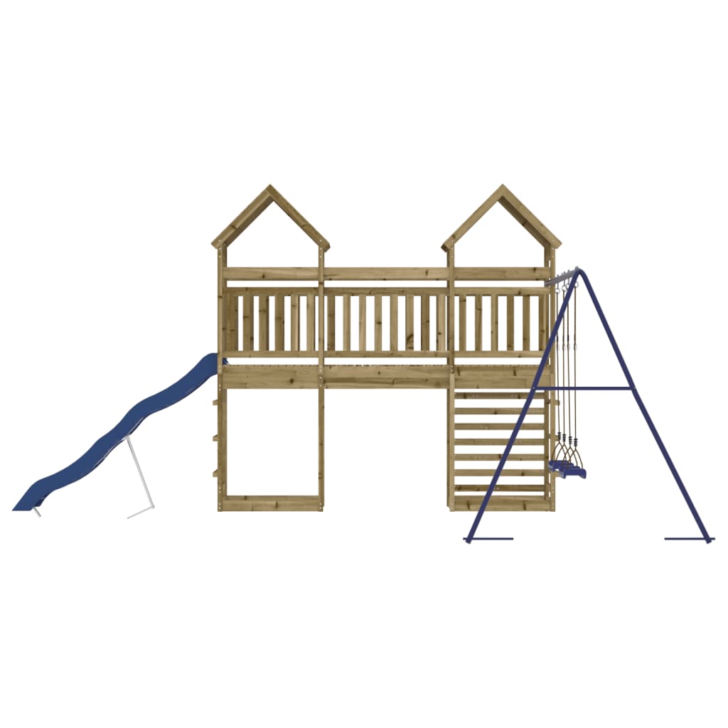 vidaXL Outdoor Playset Impregnated Wood Pine