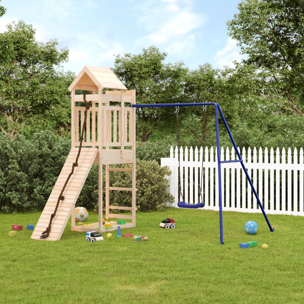 vidaXL Outdoor Playset Solid Wood Pine