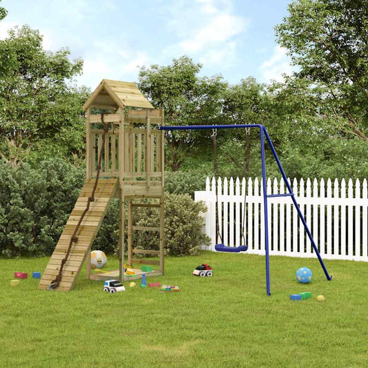 vidaXL Outdoor Playset Impregnated Wood Pine