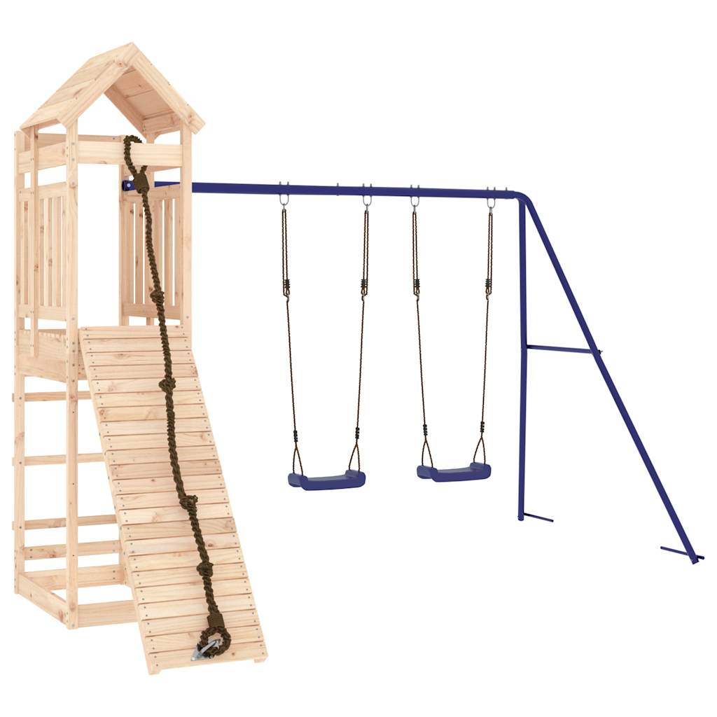 vidaXL Outdoor Playset Solid Wood Pine