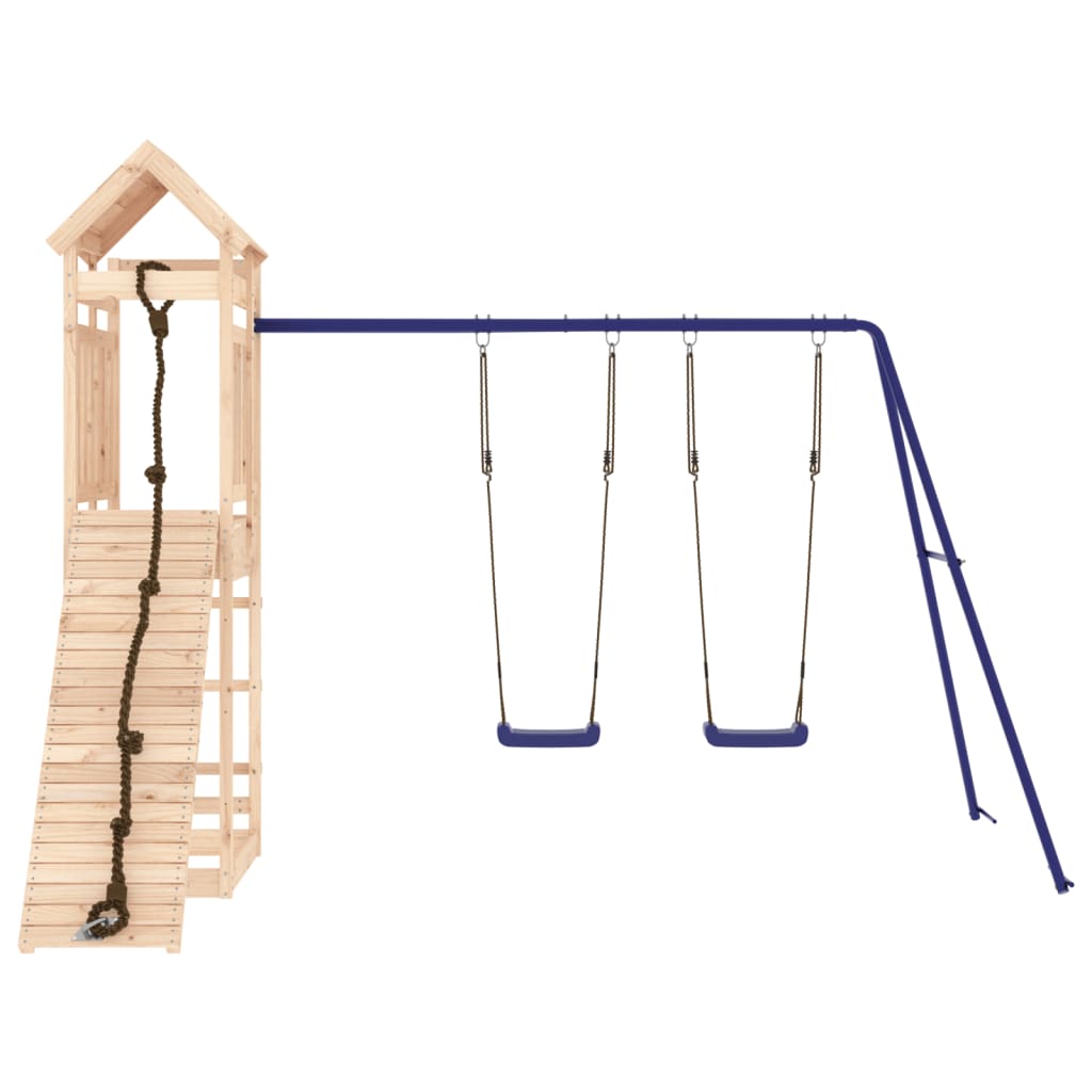 vidaXL Outdoor Playset Solid Wood Pine