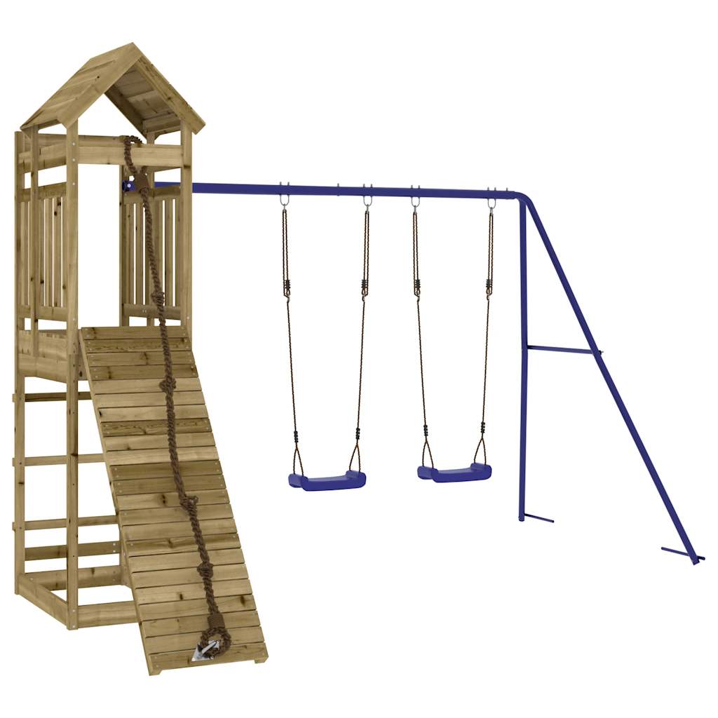 vidaXL Outdoor Playset Impregnated Wood Pine