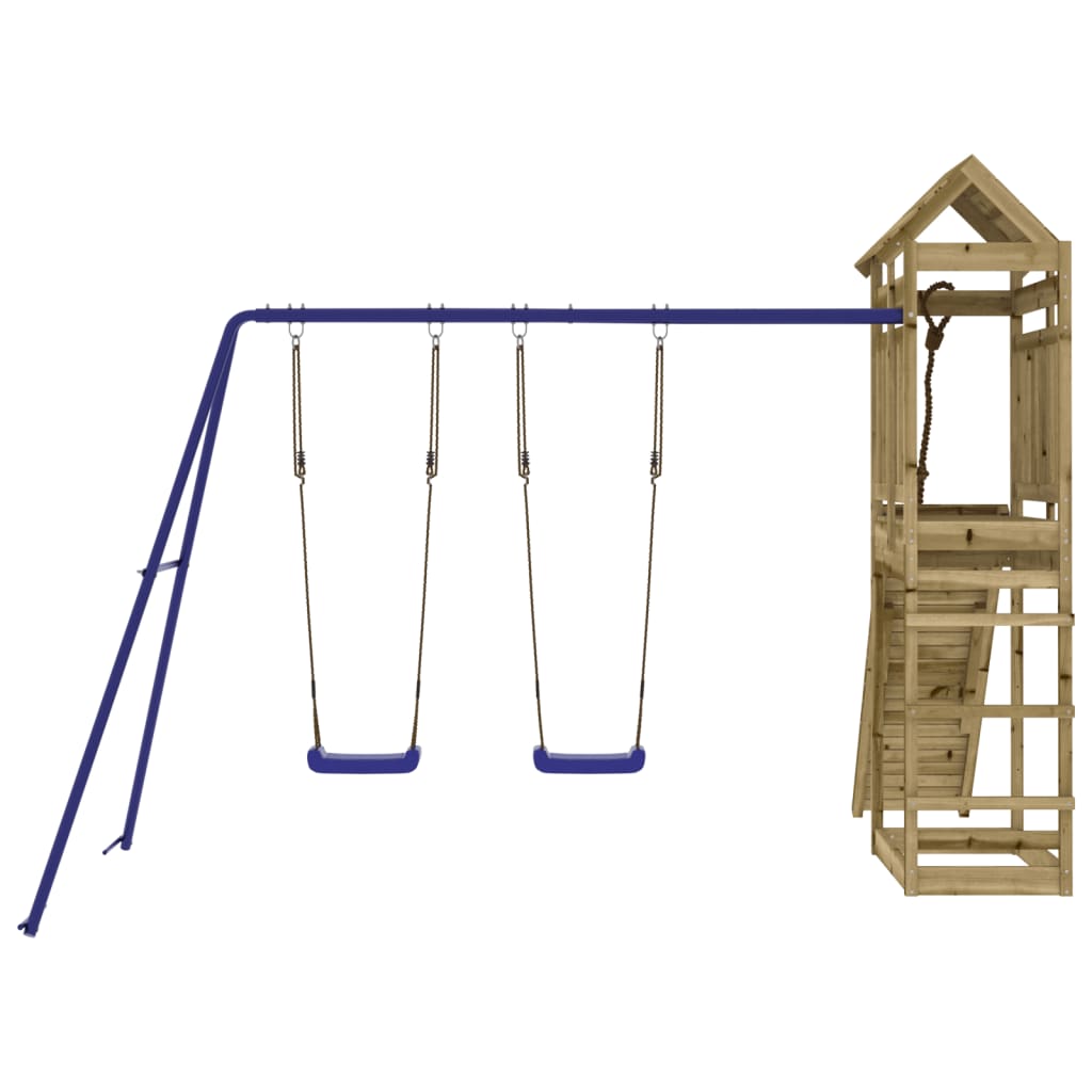 vidaXL Outdoor Playset Impregnated Wood Pine