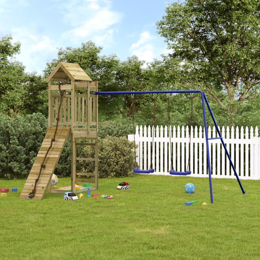 vidaXL Outdoor Playset Impregnated Wood Pine