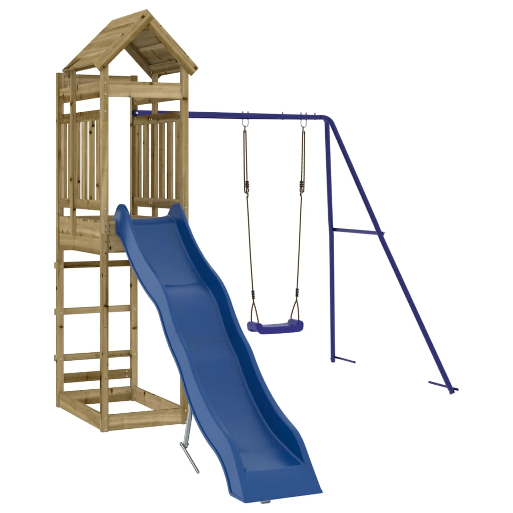 vidaXL Outdoor Playset Impregnated Wood Pine