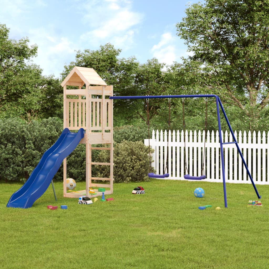 vidaXL Outdoor Playset Solid Wood Pine