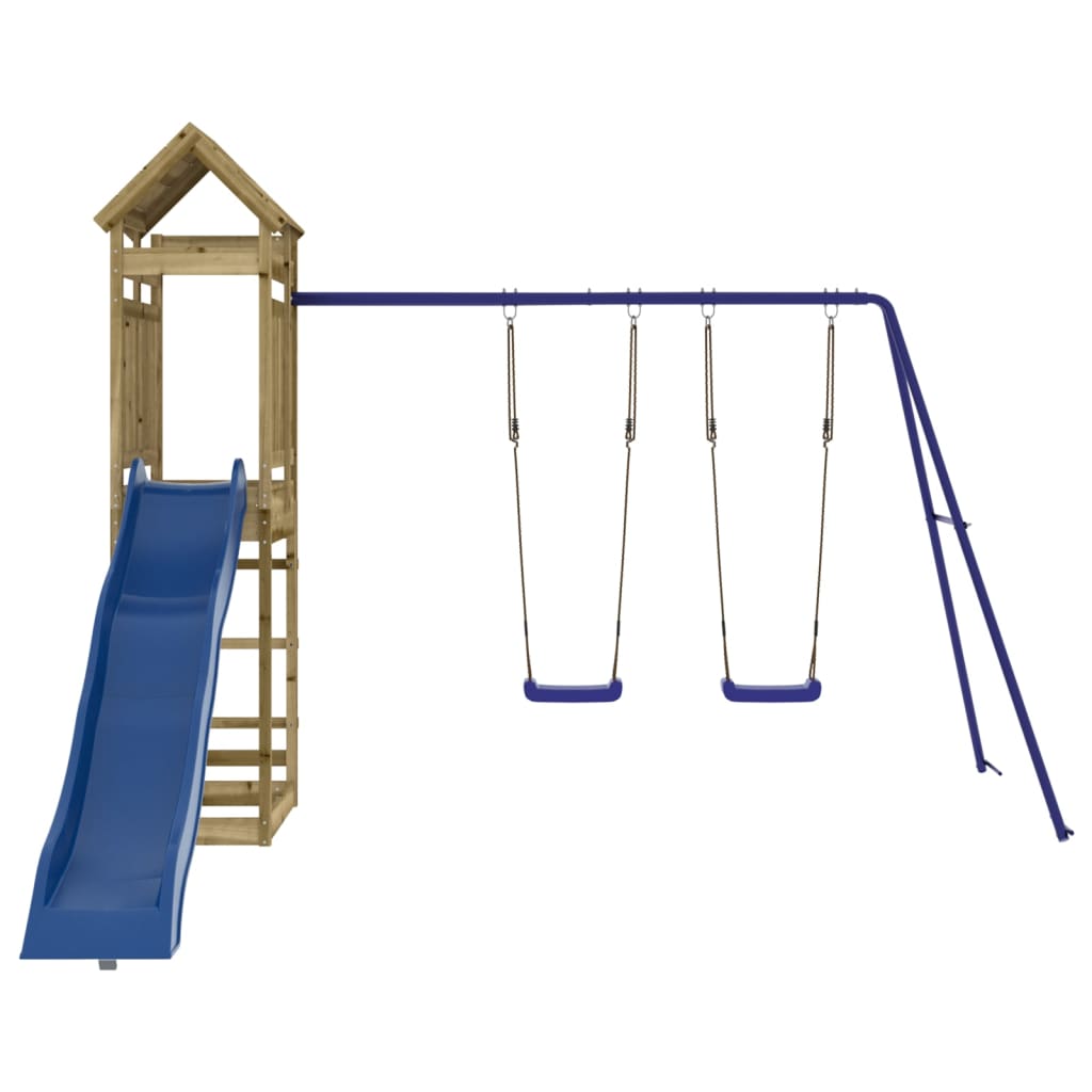 vidaXL Outdoor Playset Impregnated Wood Pine