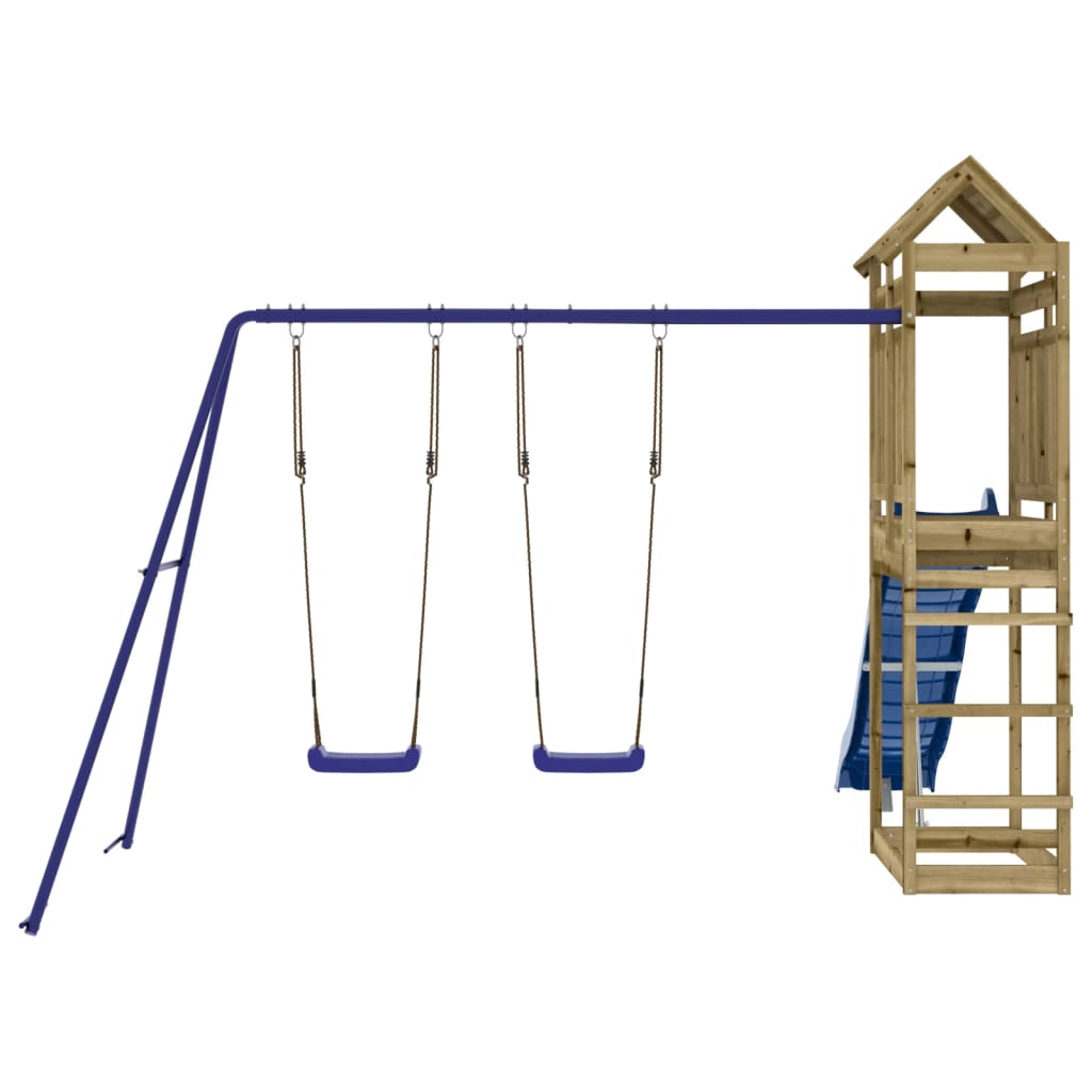 vidaXL Outdoor Playset Impregnated Wood Pine