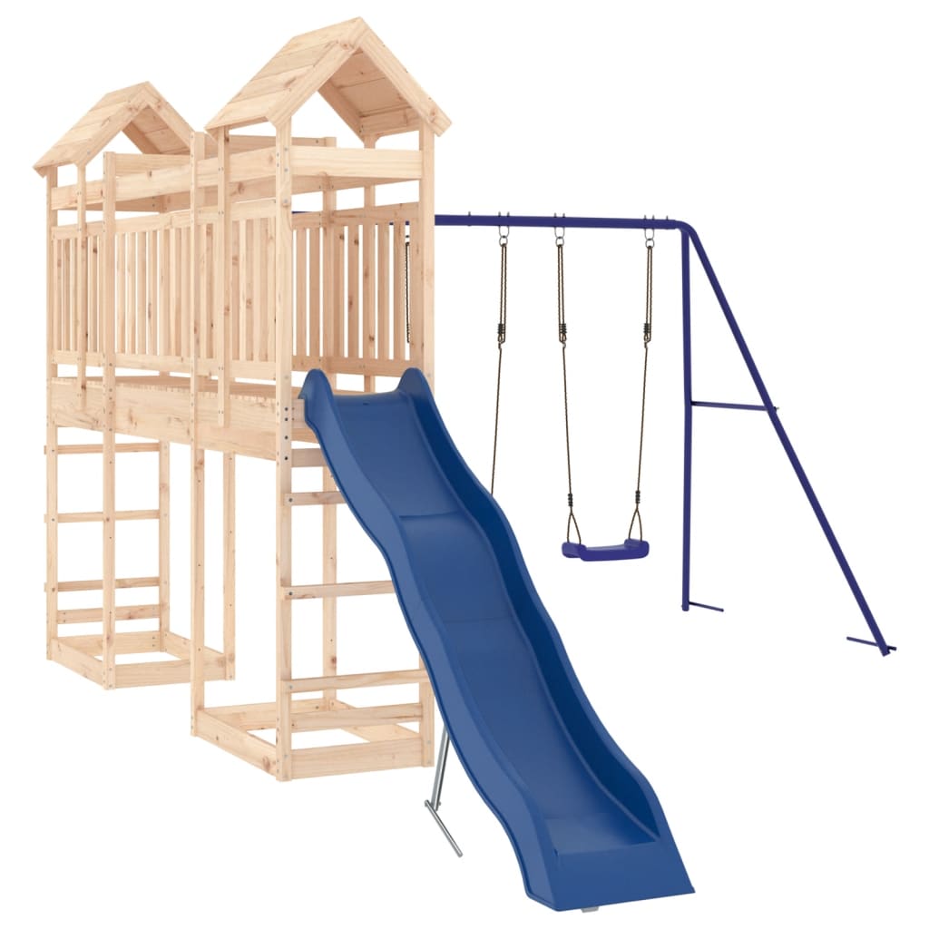 vidaXL Outdoor Playset Solid Wood Pine