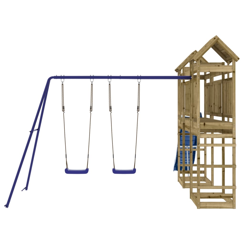 vidaXL Outdoor Playset Impregnated Wood Pine