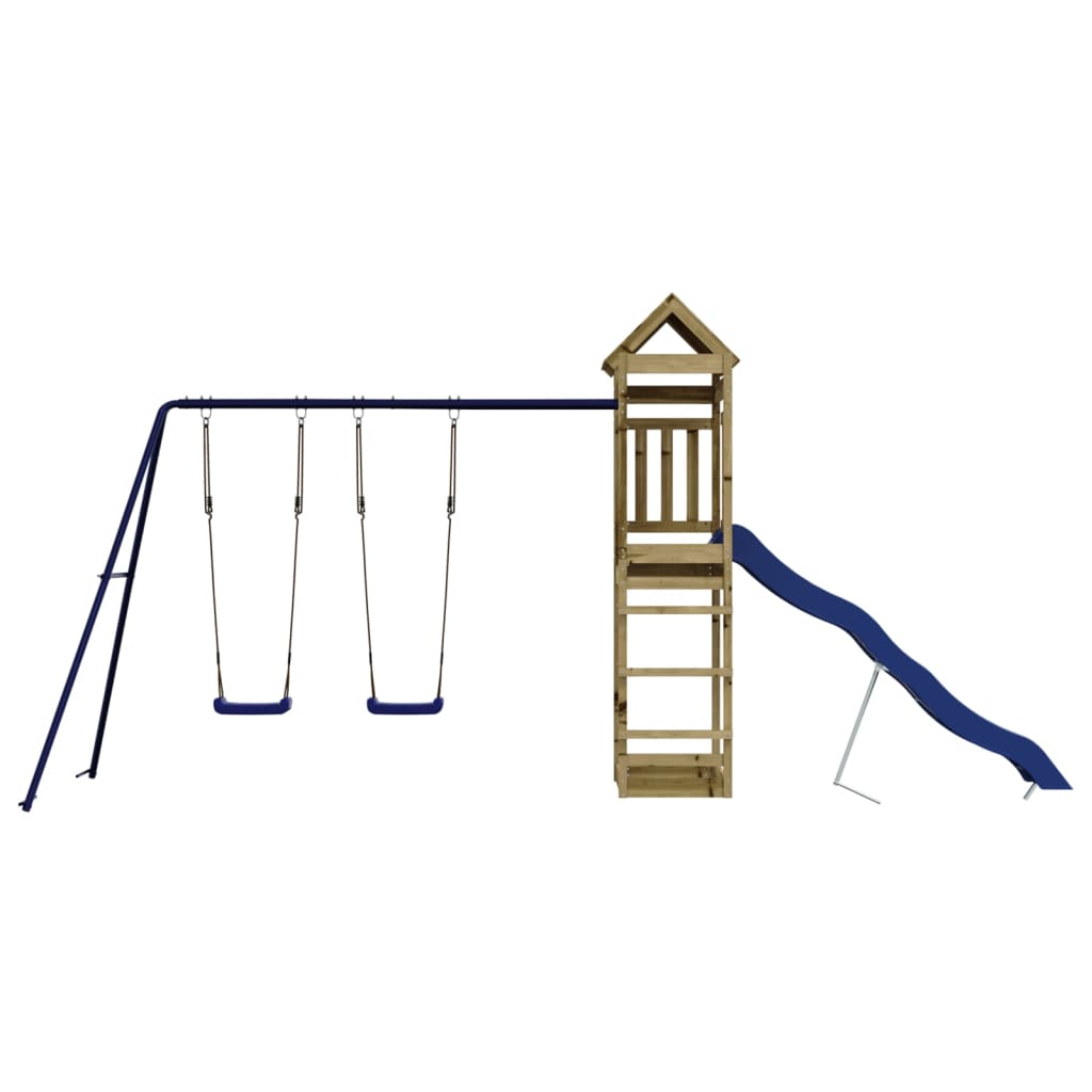 vidaXL Outdoor Playset Impregnated Wood Pine