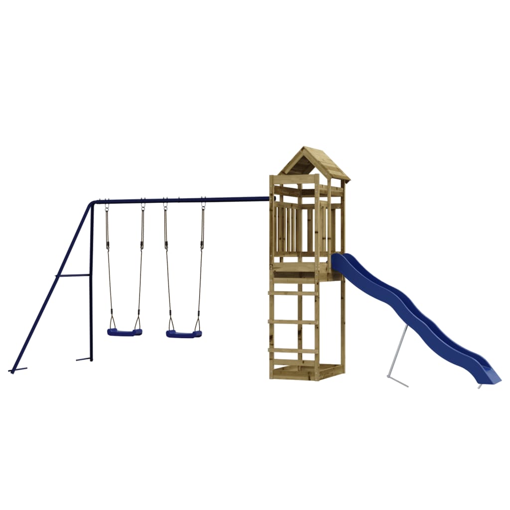 vidaXL Outdoor Playset Impregnated Wood Pine