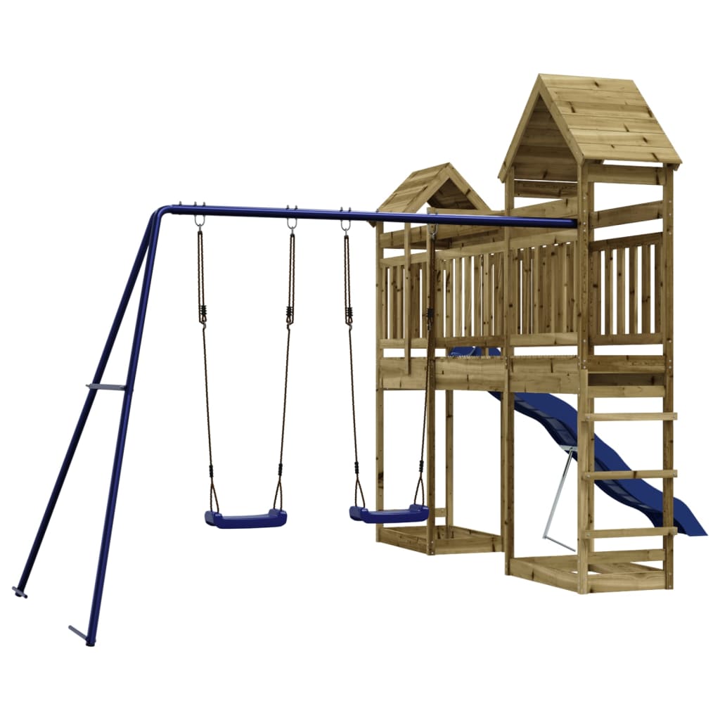 vidaXL Outdoor Playset Impregnated Wood Pine