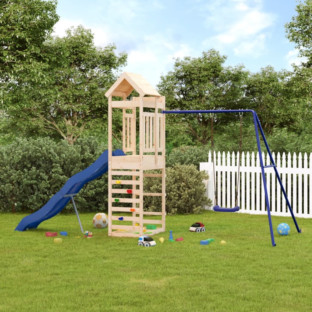 vidaXL Outdoor Playset Solid Wood Pine