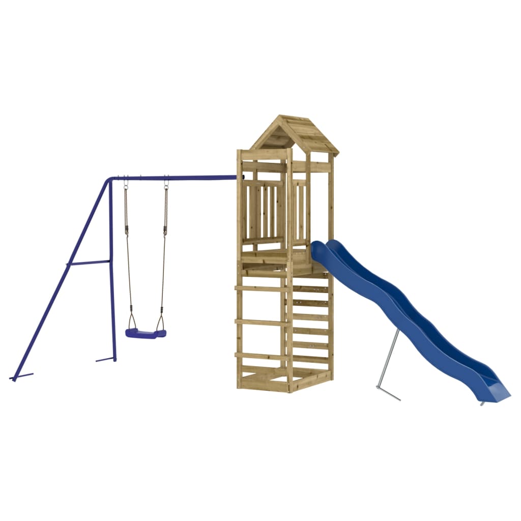 vidaXL Outdoor Playset Impregnated Wood Pine