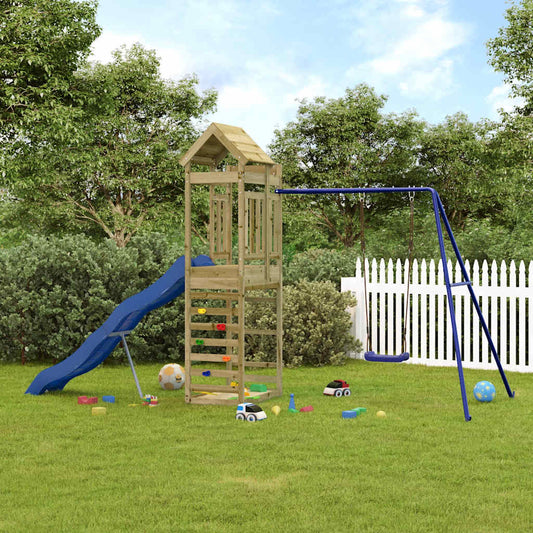 vidaXL Outdoor Playset Impregnated Wood Pine