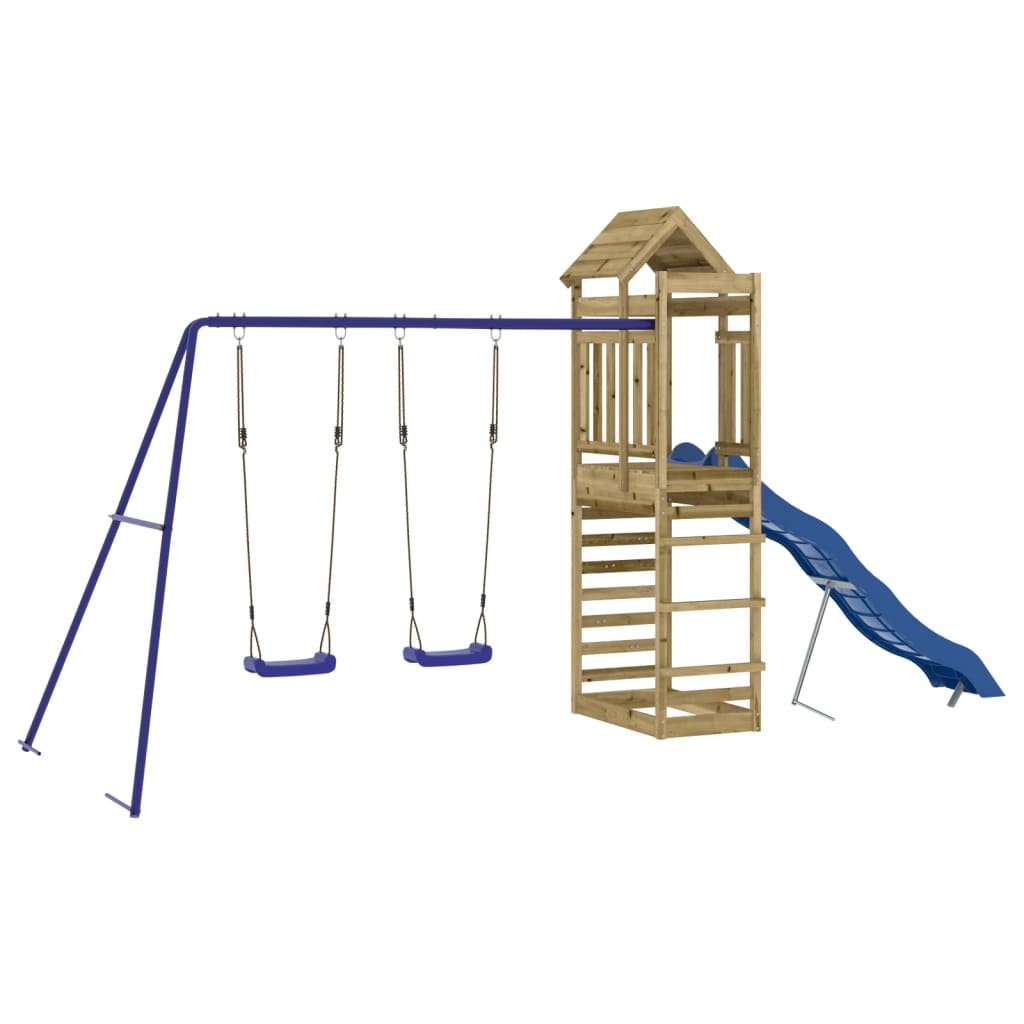 vidaXL Outdoor Playset Impregnated Wood Pine