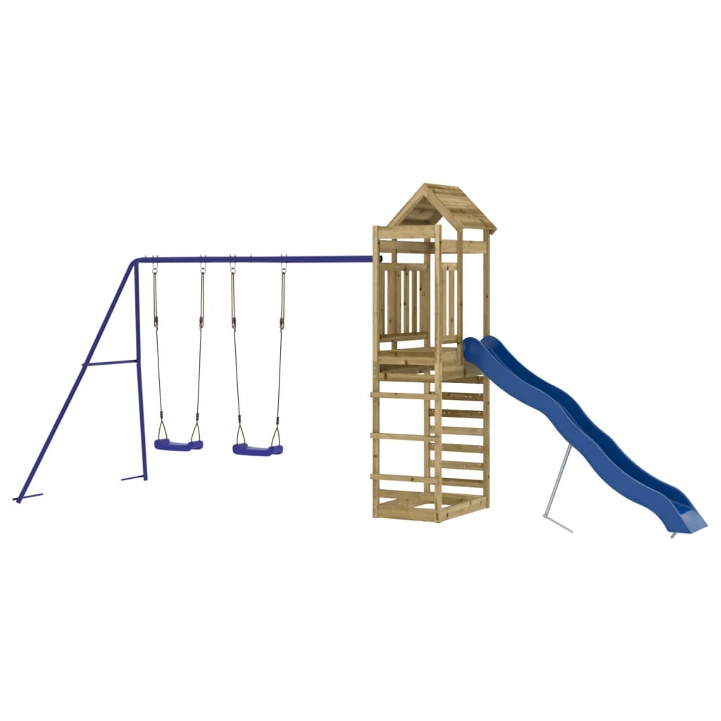 vidaXL Outdoor Playset Impregnated Wood Pine