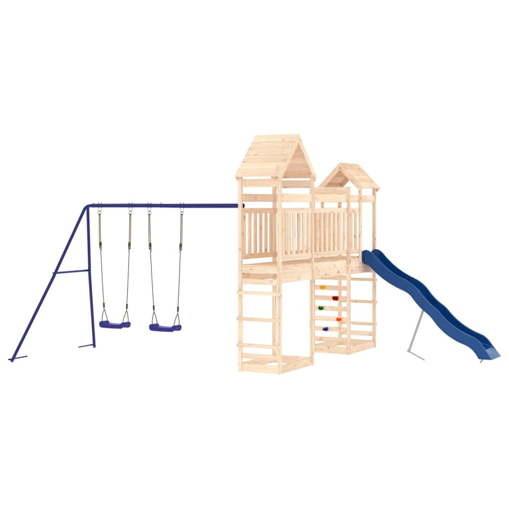 vidaXL Outdoor Playset Solid Wood Pine