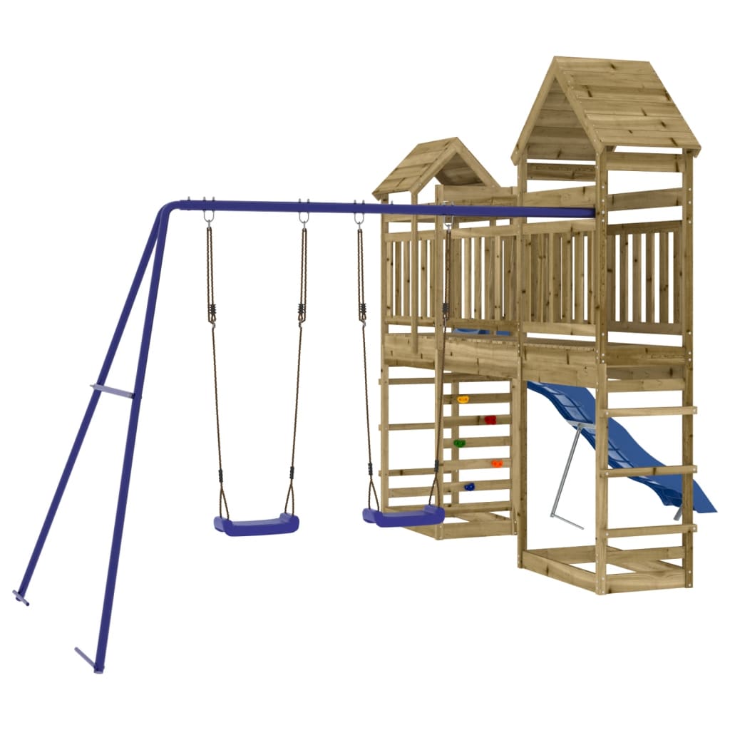 vidaXL Outdoor Playset Impregnated Wood Pine