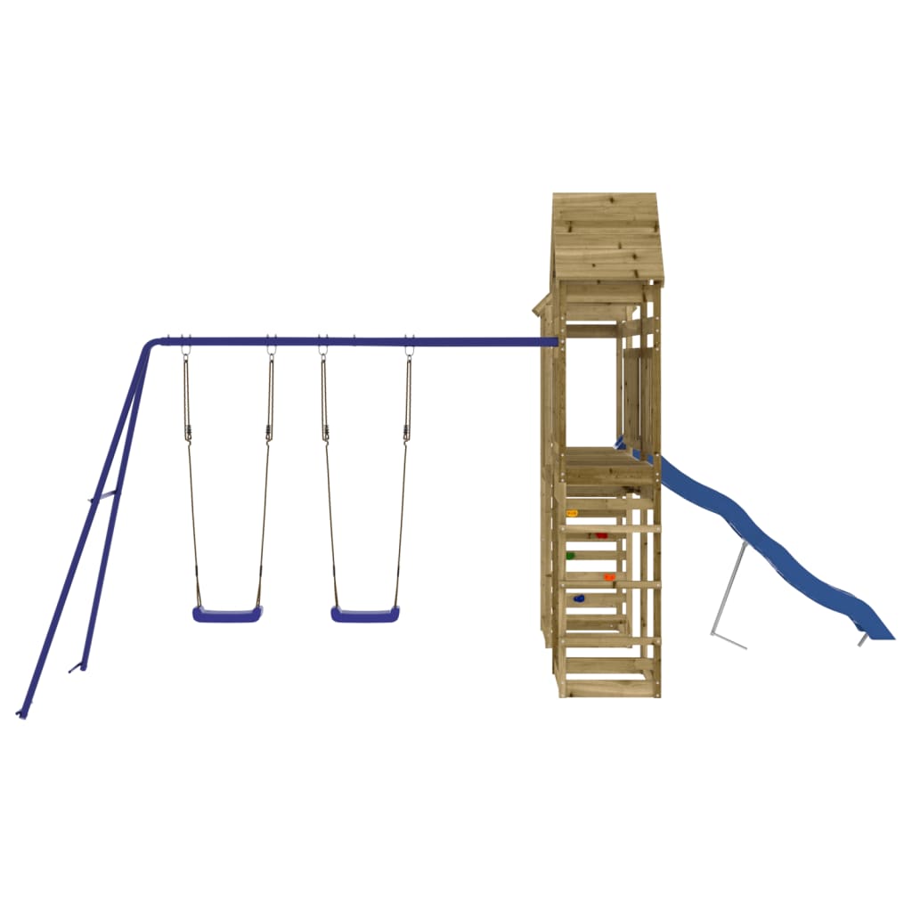 vidaXL Outdoor Playset Impregnated Wood Pine