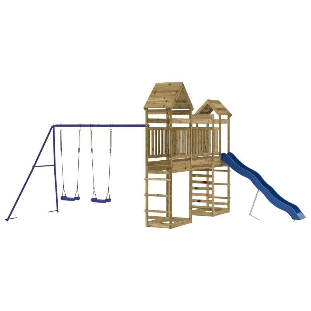 vidaXL Outdoor Playset Impregnated Wood Pine