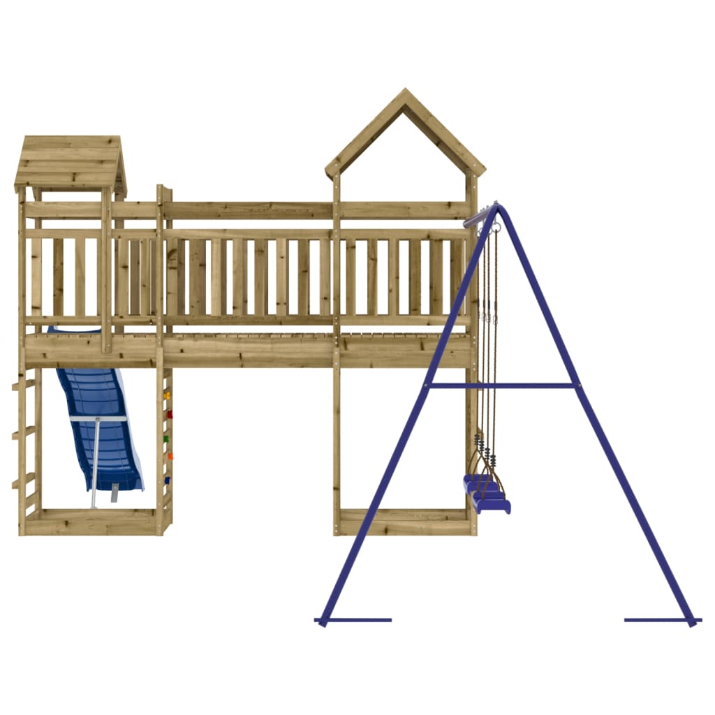 vidaXL Outdoor Playset Impregnated Wood Pine