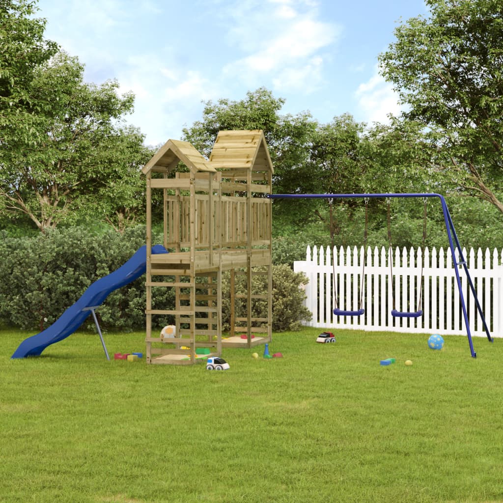 vidaXL Outdoor Playset Impregnated Wood Pine