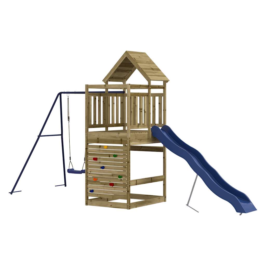 vidaXL Outdoor Playset Impregnated Wood Pine